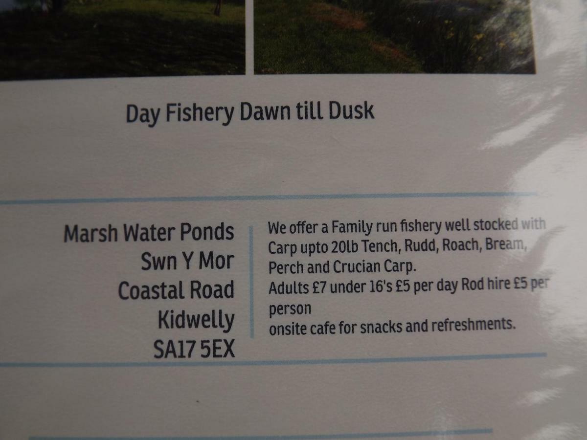 Marsh Water Ponds Fishery Villa Kidwelly Екстериор снимка